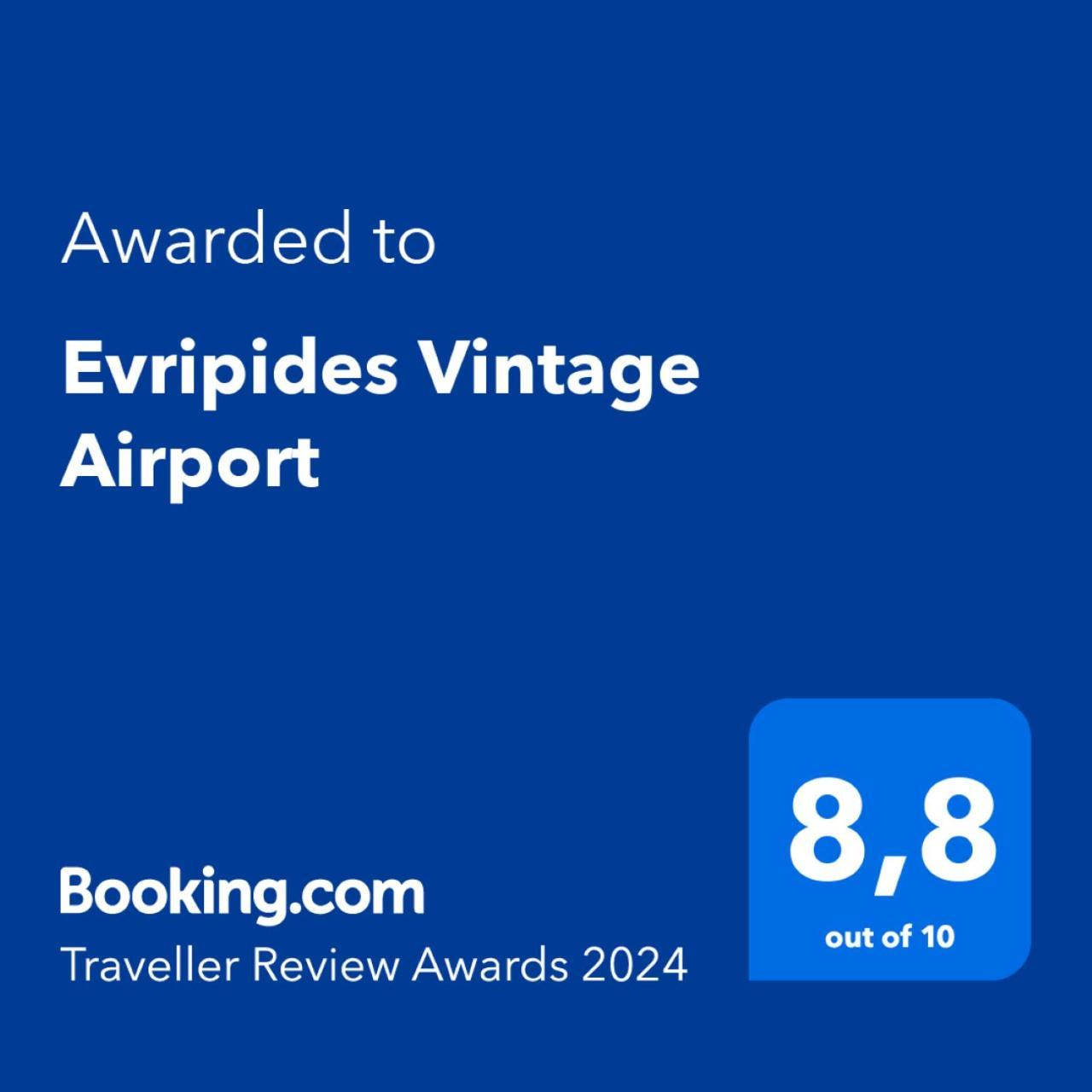 Evripides Vintage Airport Apartman Szpáta Kültér fotó